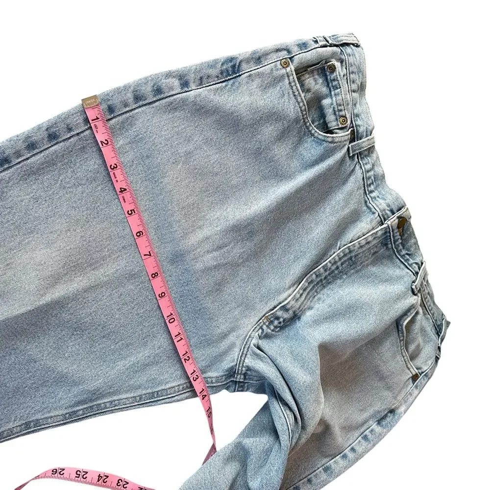Carhartt Tapered Straight Traditional Fit Denim Jeans Light Wash Blue 40x29